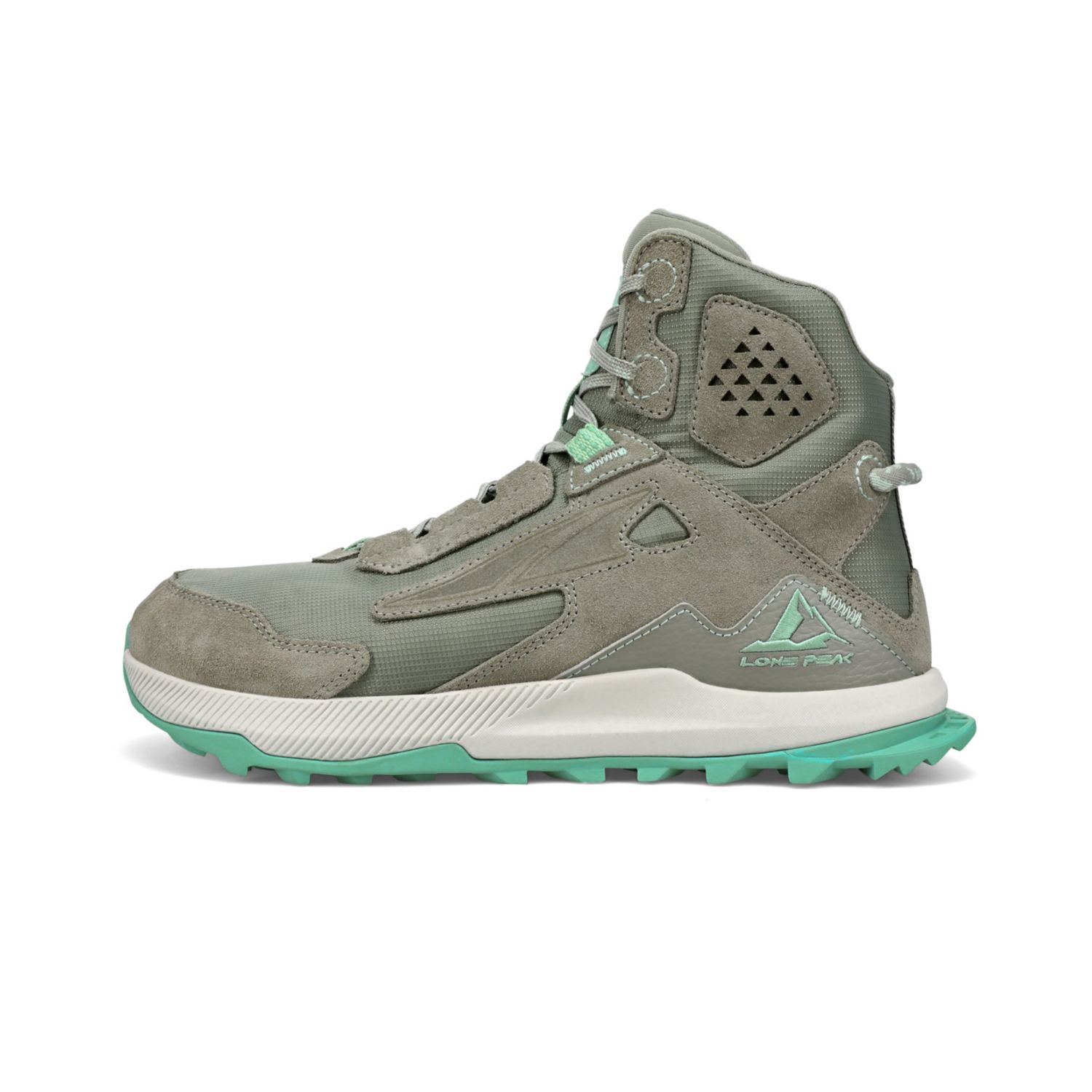 Grey / Green Altra Lone Peak Hiker 2 Women's Hiking Boots | KSA-51239809