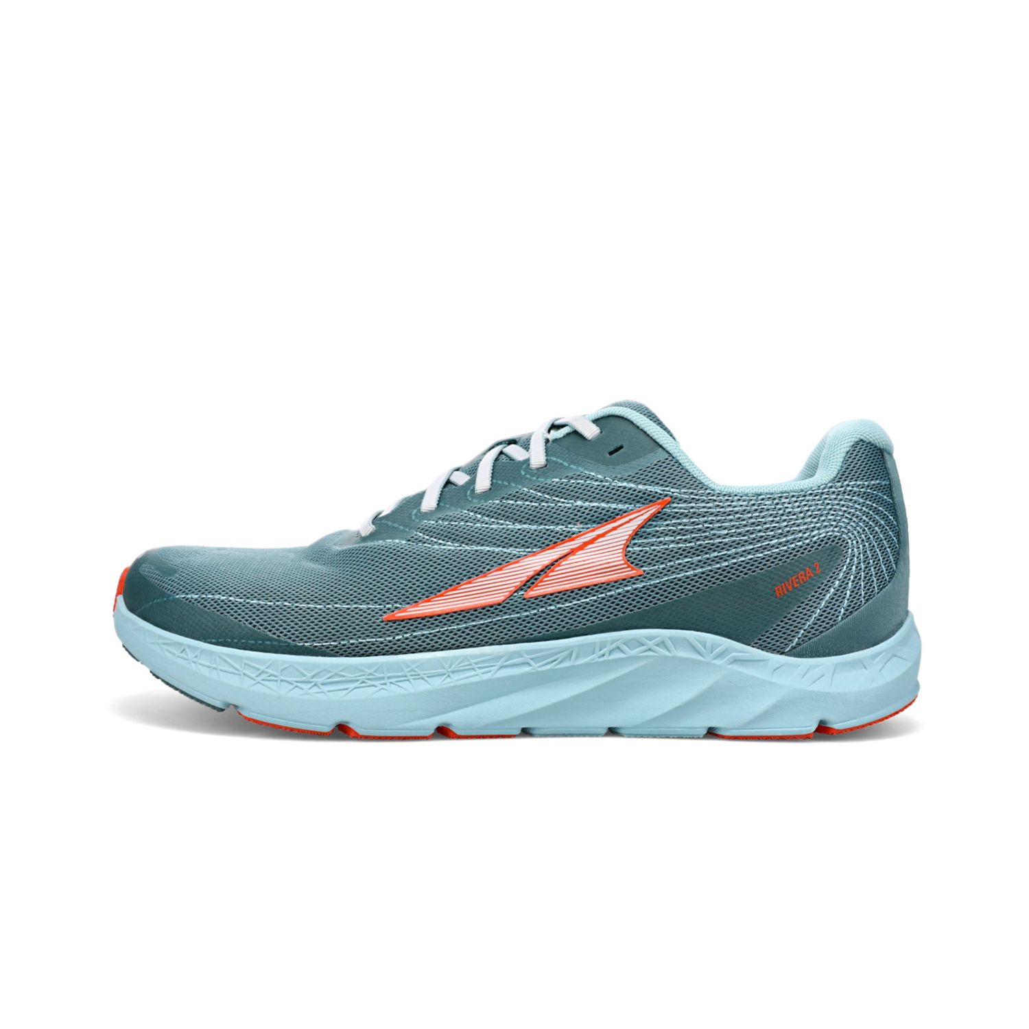 Turquoise Altra Rivera 2 Men's Walking Shoes | KSA-54897169