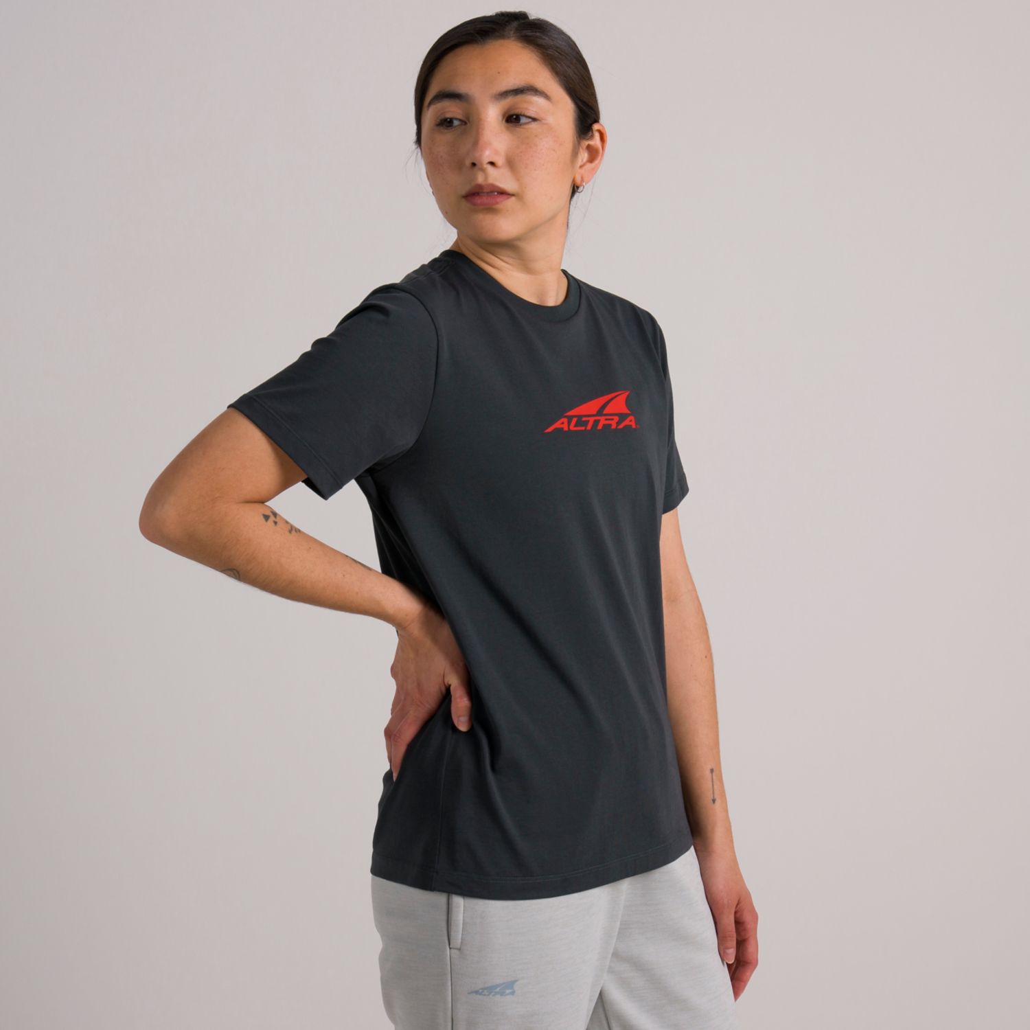 Black Altra Everyday Recycled Women's T Shirts | KSA-90217549