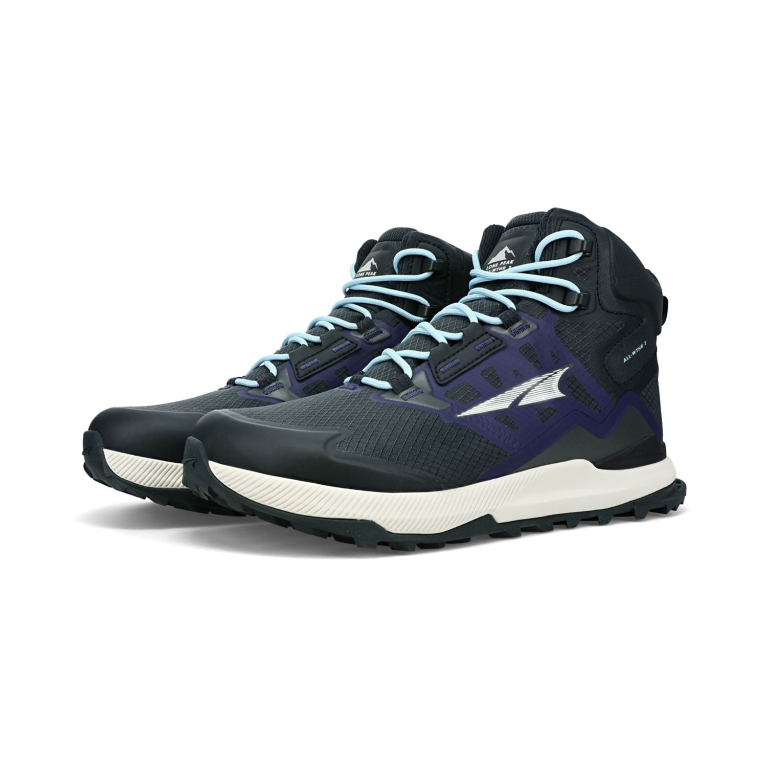 Black Altra Lone Peak All-wthr Mid 2 Women's Hiking Boots | KSA-95321649