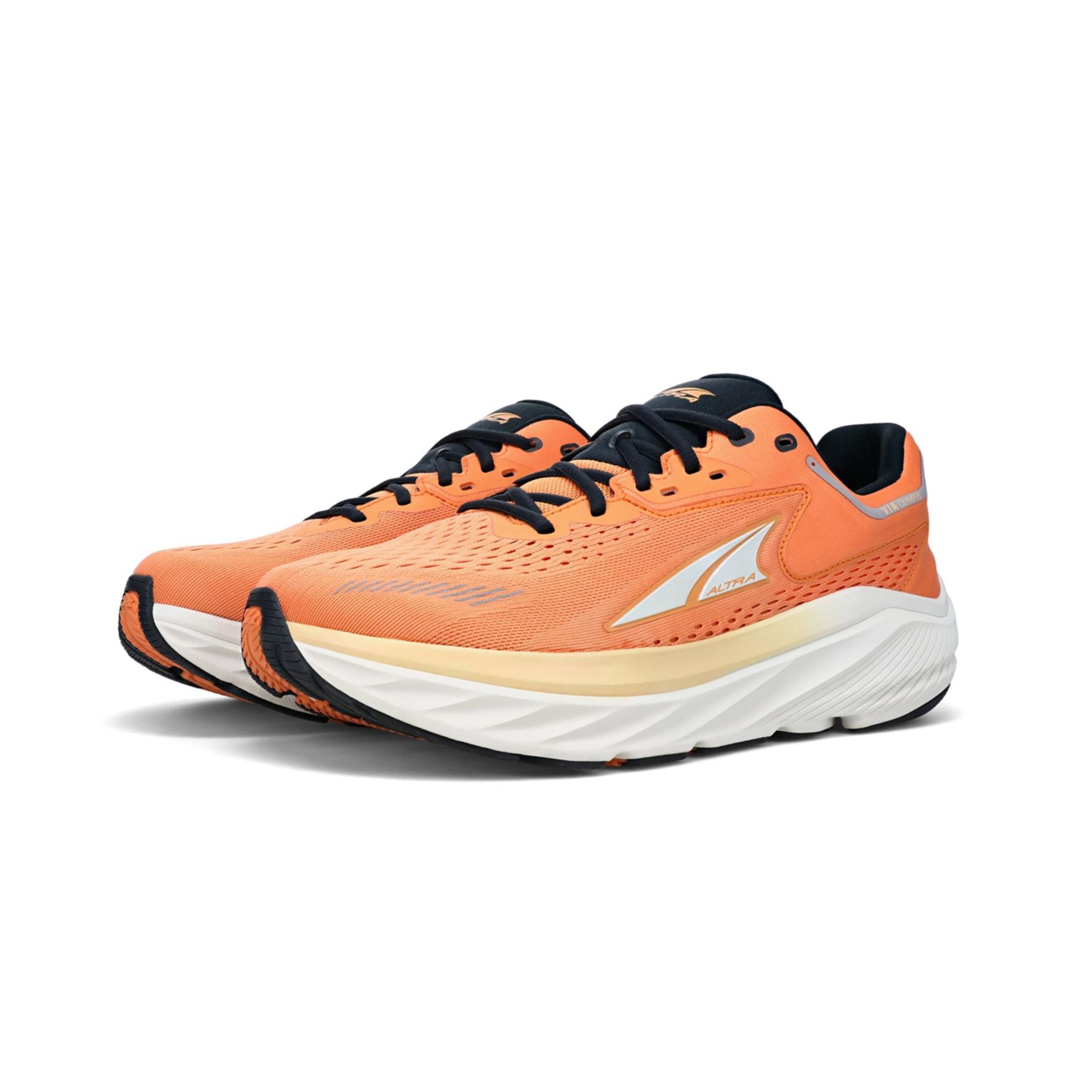 Black / Orange Altra Via Olympus Men's Walking Shoes | KSA-84392759