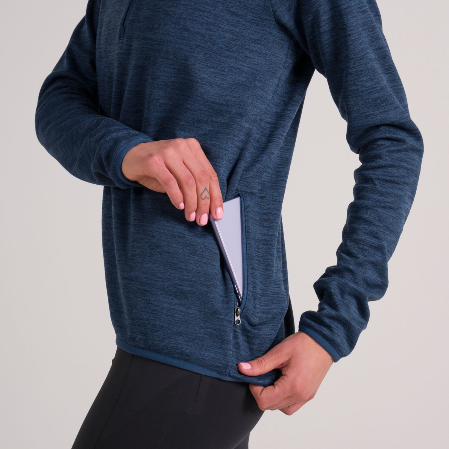 Blue Altra Core 1/2 Zip Women's Pullover | KSA-67139529