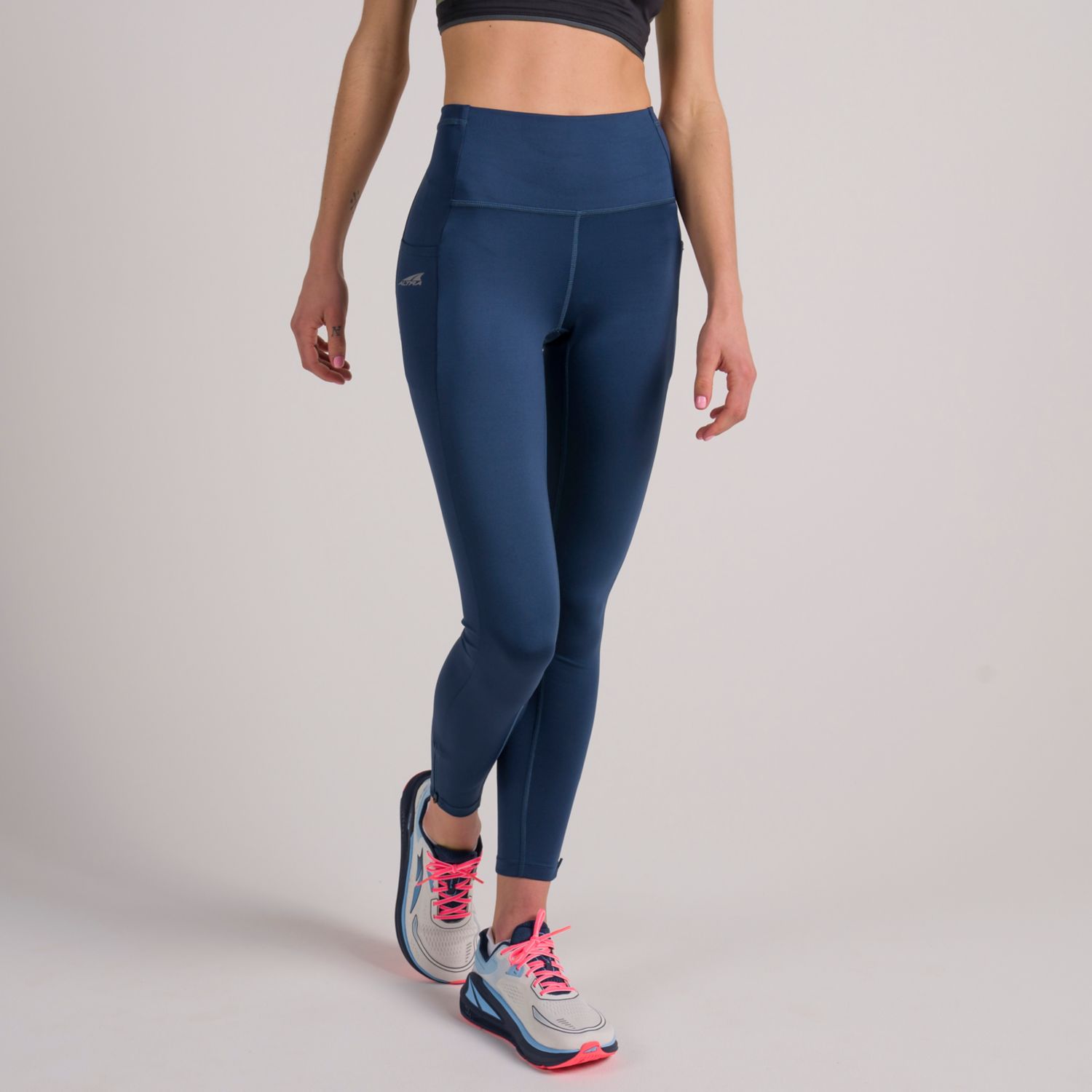 Blue Altra Core Crop Women\'s Running Tights | KSA-94152379