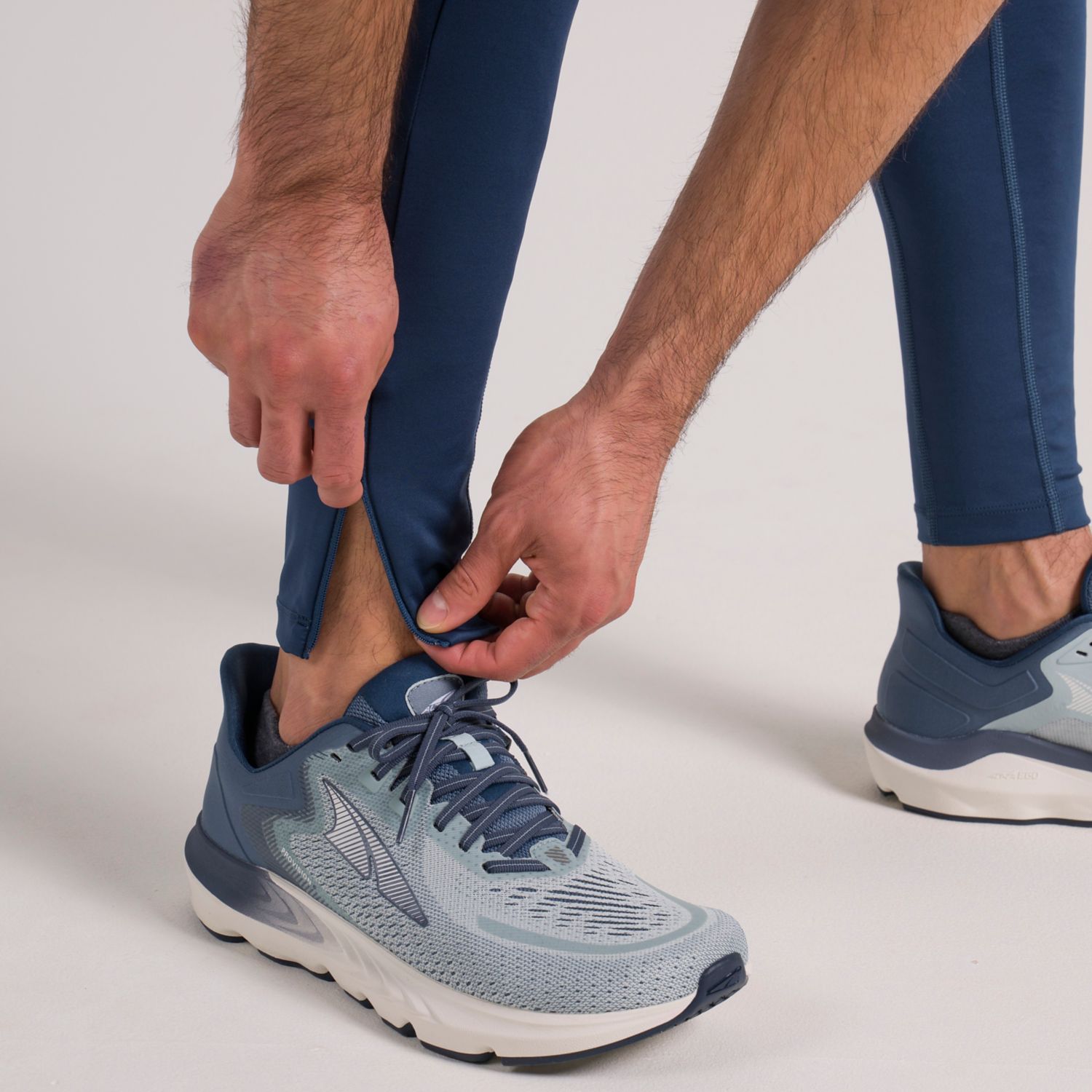 Blue Altra Core Men's Running Tights | KSA-49016529