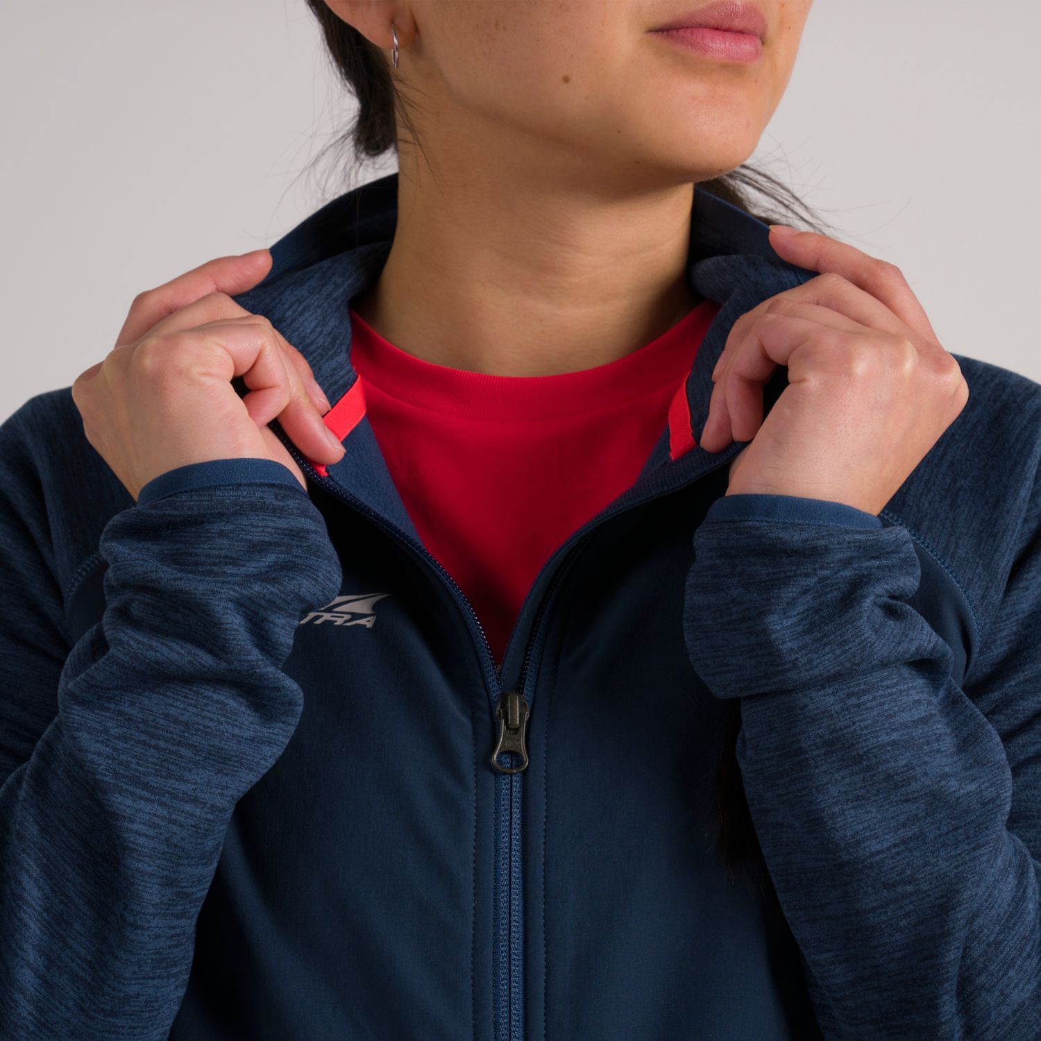 Blue Altra Everyday Hybrid Women's Running Jackets | KSA-46570899