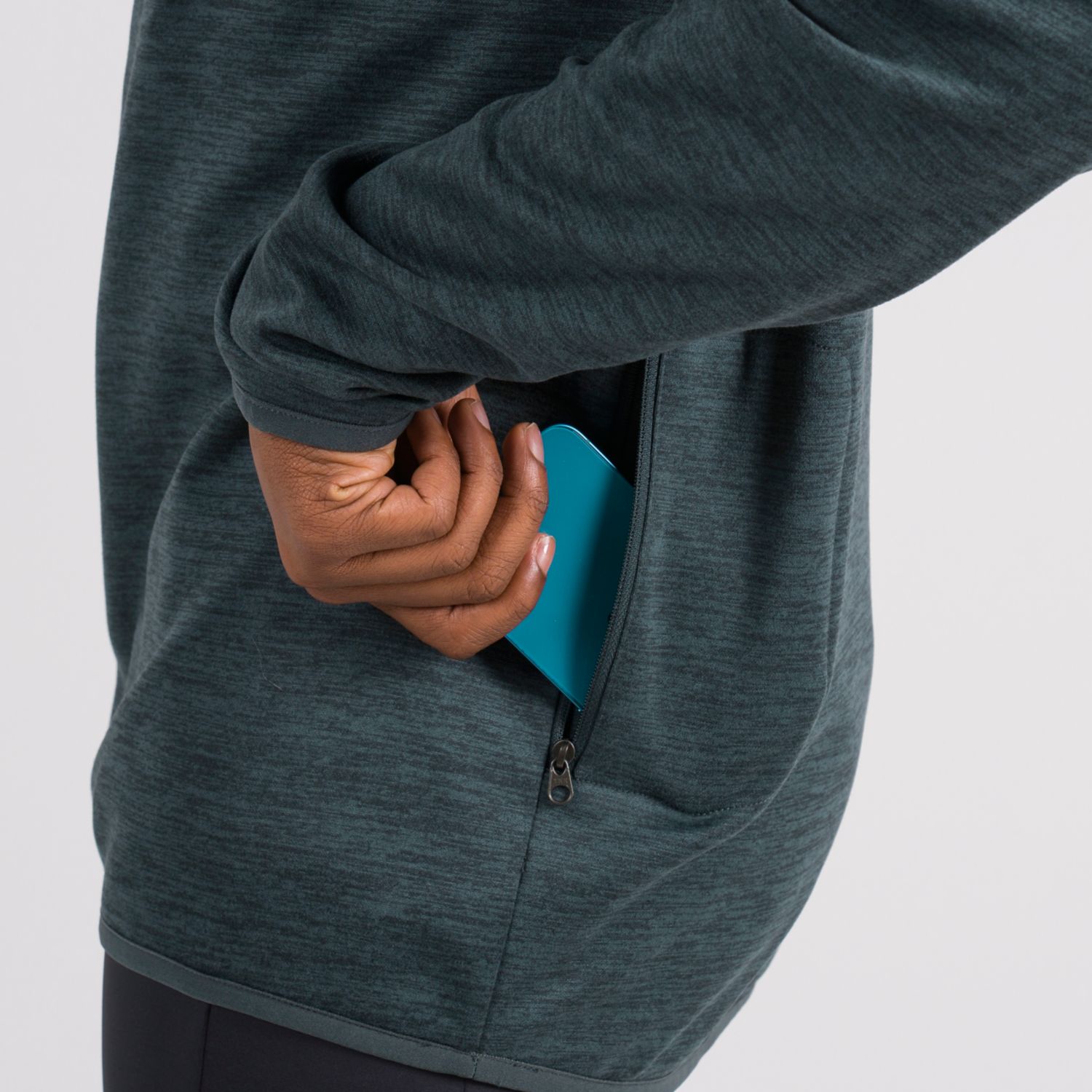 Dark Green Altra Core 1/2 Zip Men's Pullover | KSA-72956319