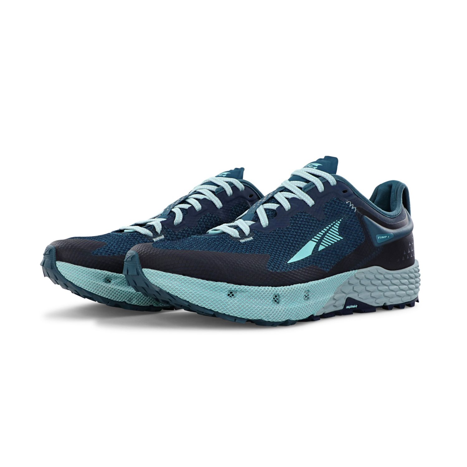 Deep Turquoise Altra Timp 4 Women's Trail Running Shoes | KSA-73029189