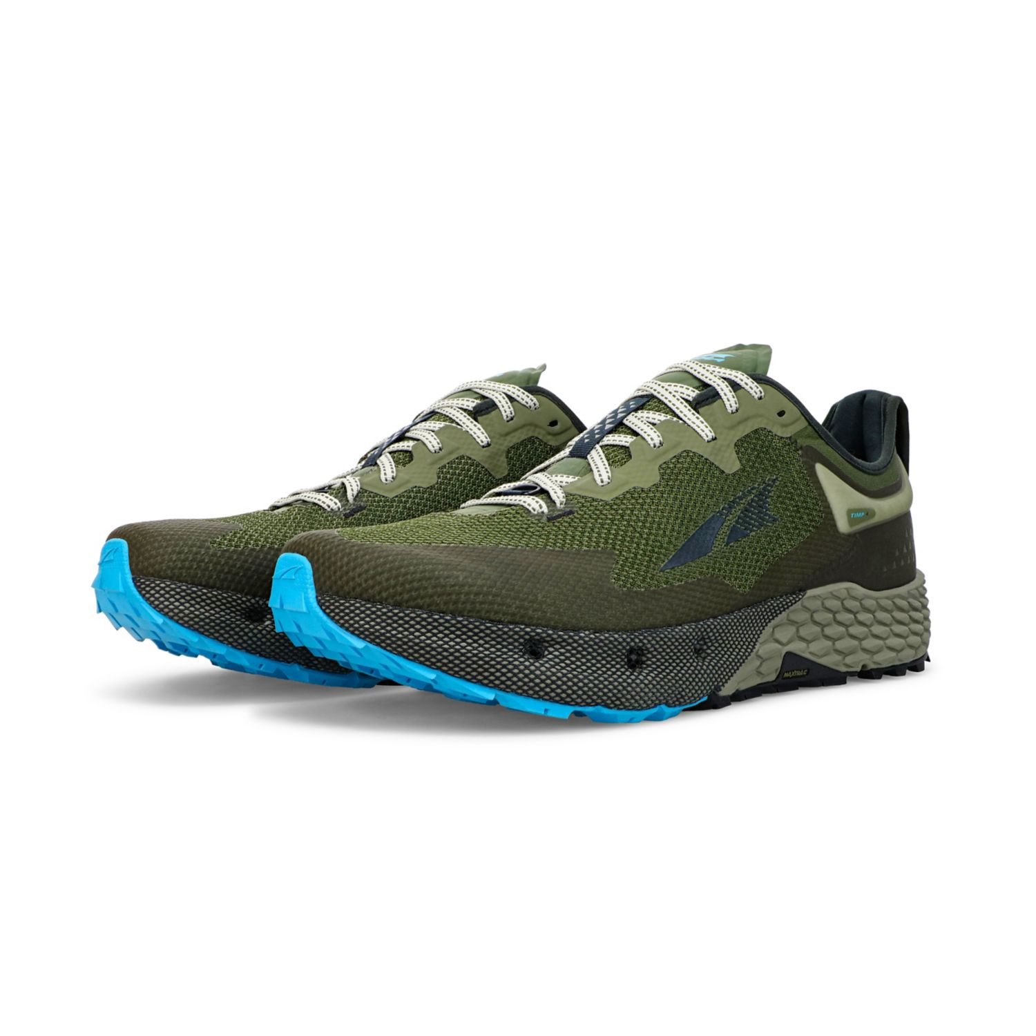 Olive Altra Timp 4 Men's Trail Running Shoes | KSA-52618349