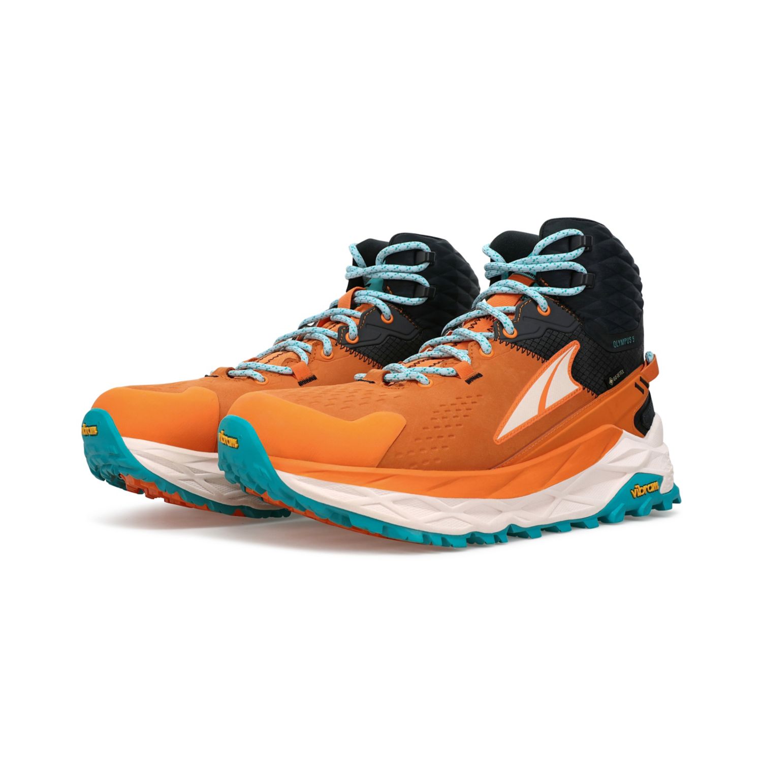 Orange / Grey Altra Olympus 5 Hike Mid Gtx Women's Hiking Boots | KSA-59271369