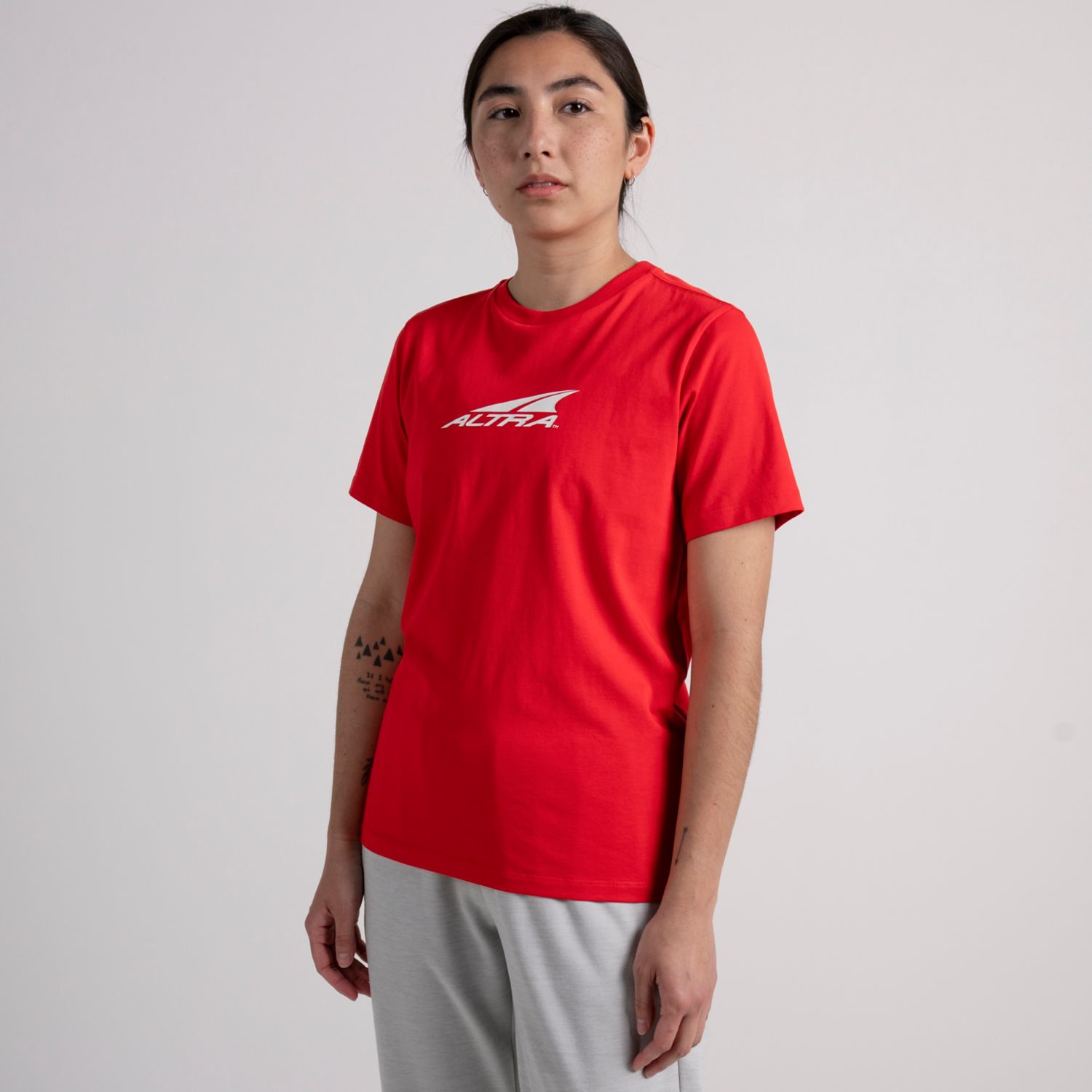 Red Altra Everyday Recycled Women\'s T Shirts | KSA-98034269